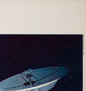 2001 A Space Odyssey 1968 Italian Jumbo Still Film Movie Poster Floating in Space Style - detail