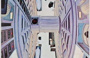 2001 A Space Odyssey 1968 Personality Poster, Bob McCall Film Movie - detail