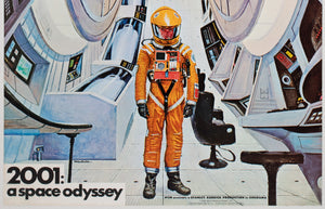 2001 A Space Odyssey 1968 Personality Poster, Bob McCall Film Movie - detail