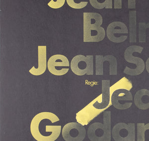 A Bout de Souffle R1960s German A1 Film Movie Poster, Hans Hillmann - detail