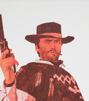 A Fistful of Dollars 1967 UK Quad Film Movie Poster - detail