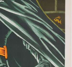 Batman 1989 Egyptian Film Movie Poster -detail