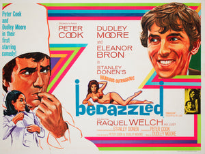 Bedazzled 1967 UK Quad Film Movie Poster, Tom Chantrell