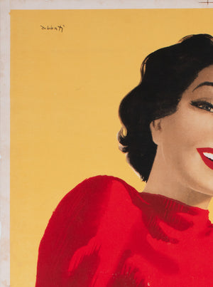 Brams c1950s Italian Alcohol Advertising Poster - detail