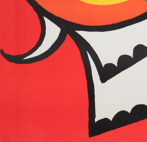 Cyrk Elephant 1975 Polish Circus Poster, Jerzy Treutler - detail