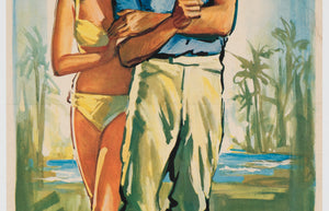 Dr. No 1963 French Petite Film Movie Poster, Boris Grinsson - detail