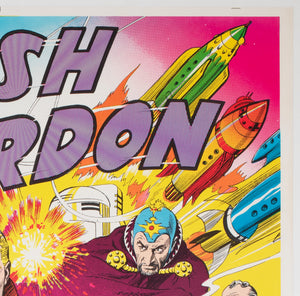 Flash Gordon 1972 King Features Syndicate Poster, Gray Morrow - detail