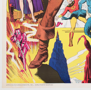 Flash Gordon 1972 King Features Syndicate Poster, Gray Morrow