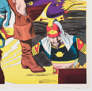 Flash Gordon 1972 King Features Syndicate Poster, Gray Morrow - detail