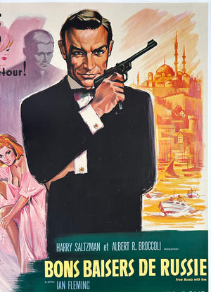 From Russia With Love 1964 French Grande Film Poster, Boris Grinsson