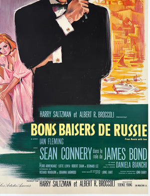 From Russia With Love 1964 French Grande Film Poster, Boris Grinsson