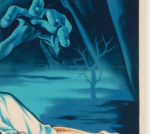 Horror of Dracula 1959 French Moyenne Film Movie Poster, Guy Gerard Noel - detail