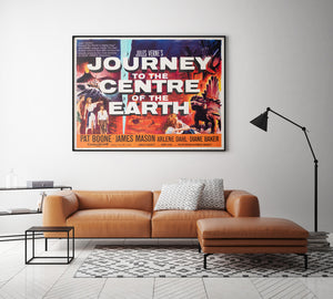 Journey to the Centre of the Earth 1959 UK Quad Film Movie Poster