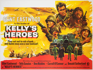 Kelly's Heroes 1970 UK Quad Film Movie Poster