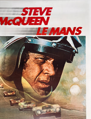 Le Mans 1971, French Grande Film Movie Poster, Rene Ferracci - detail