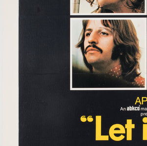 Let It Be The Beatles 1970 US 1 Sheet Film Movie Poster - detail