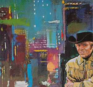 Midnight Cowboy R1982 German A1 Film Movie Poster - detail