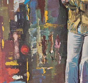 Midnight Cowboy R1982 German A1 Film Movie Poster - detail