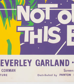 Not of This Earth 1957 UK Quad Film Movie Poster - detail