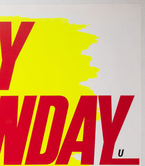 On Any Sunday 1971 UK Quad Film Movie Poster, Tom Chantrell - detail