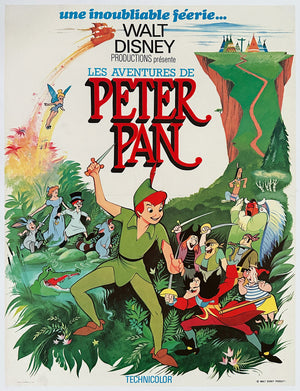 Peter Pan 1970s French Petite  Film Poster