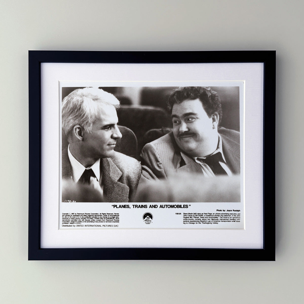 Planes, Trains and Automobiles (1987) Publicity Press Film Movie Still Photo - Framed