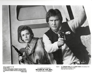 Return of the Jedi (1983) Star Wars Publicity Press Film Movie Still Photo - Framed