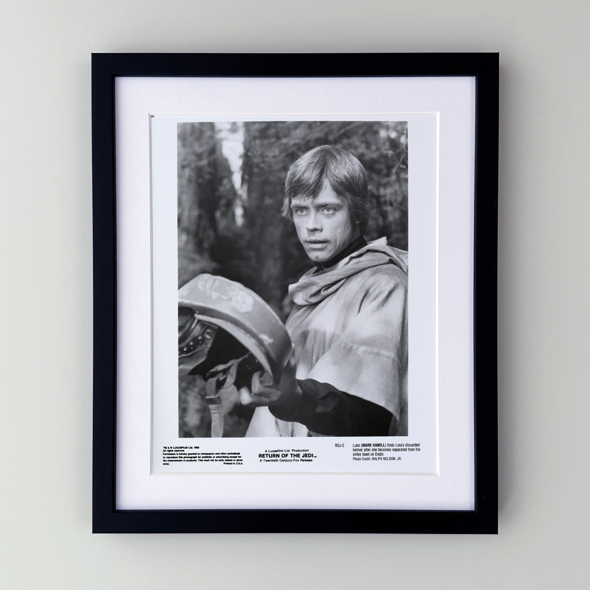 Return of the Jedi (1983) Star Wars Publicity Press Film Movie Still Photo - Framed