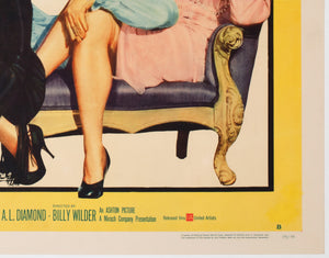 Some Like it Hot 1959 US 1/2 Sheet Style B Film Movie Poster - detail