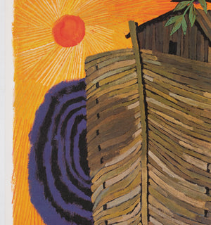 TWA Holy Land c1960s Travel Advertising Poster, David Klein - detail