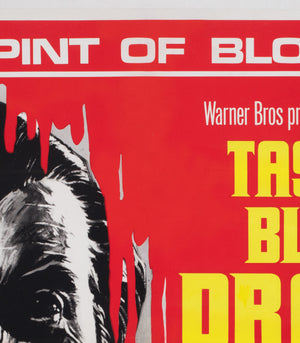 Taste The Blood of Dracula 1970 UK Quad Film Movie Poster - detail