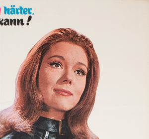 The Avengers 1968 German Film Movie Poster - detail