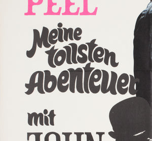 The Avengers 1968 German Film Movie Poster - detail