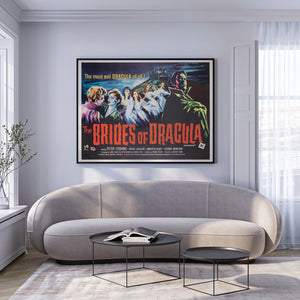 The Brides of Dracula 1960 Hammer Horror UK Quad Film Movie Poster