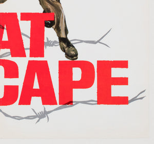 The Great Escape 1963 Promo film movie Brochure Poster, Frank McCarthy - detail