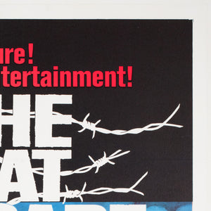 The Great Escape 1963 US 1 Sheet Film Movie Poster, Frank McCarthy - detail