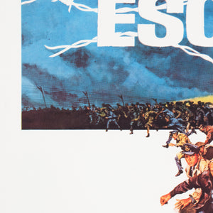 The Great Escape 1963 US 1 Sheet Film Movie Poster, Frank McCarthy - detail