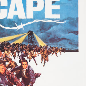 The Great Escape 1963 US 1 Sheet Film Movie Poster, Frank McCarthy - detail