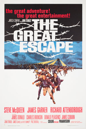 The Great Escape 1963 US 1 Sheet Film Movie Poster, Frank McCarthy