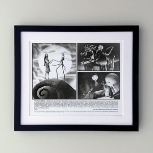 The Nightmare Before Christmas (1993) Publicity Press Film Movie Still Photo - Framed