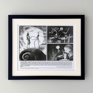 The Nightmare Before Christmas (1993) Publicity Press Film Movie Still Photo - Framed