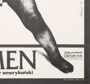 The Omen 1977 Polish B1 Film Poster, Andrej Klimowski