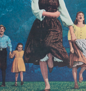 The Sound of Music 1965 Japanese B1 'Roadshow' Film Movie Poster - detail