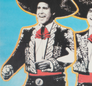 Three Amigos 1990 East German Film Movie Poster, Finger - detail