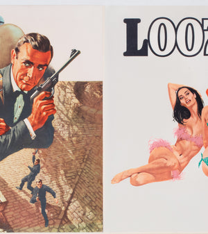 Thunderball 1965 UK Quad Advance Film Movie Poster, Robert McGinnis & Frank McCarthy - detail