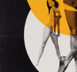 Thunderball R1972 Danish A1 Film Movie Poster, Robert McGinnis - detail