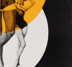 Thunderball R1972 Danish A1 Film Movie Poster, Robert McGinnis - detail