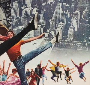 West Side Story R1969 Japanese B2 Film Movie Poster - detail