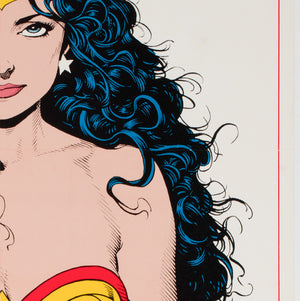 Wonder Woman 1992 DC Comics Promotional Poster, Brian Bolland - detail