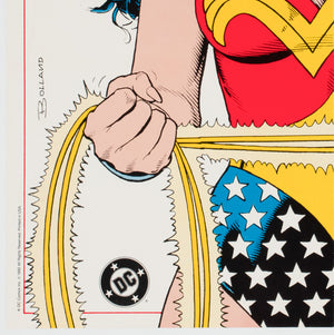 Wonder Woman 1992 DC Comics Promotional Poster, Brian Bolland - detail